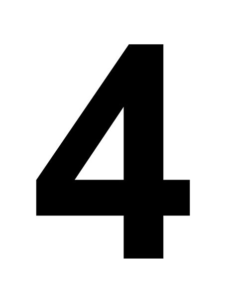 Number of 4.